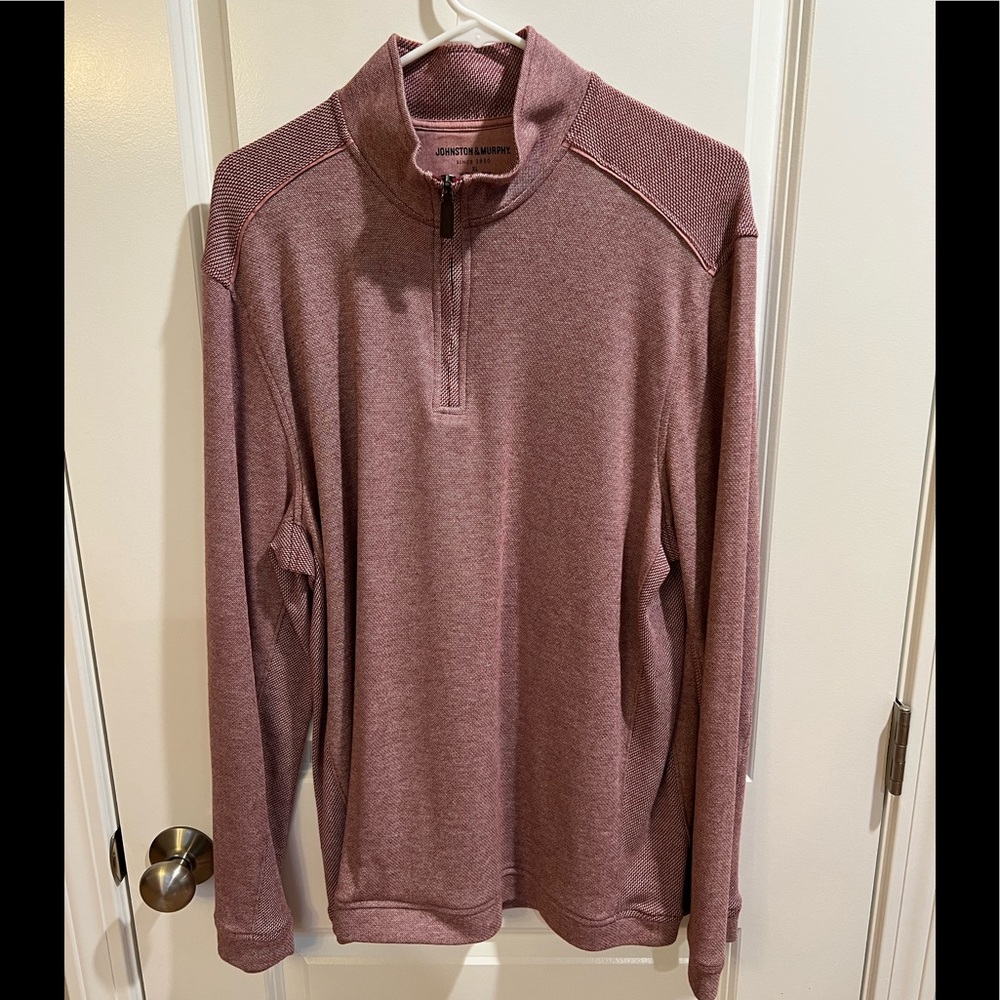 Johnston & Murphy 1/4 zip sweater